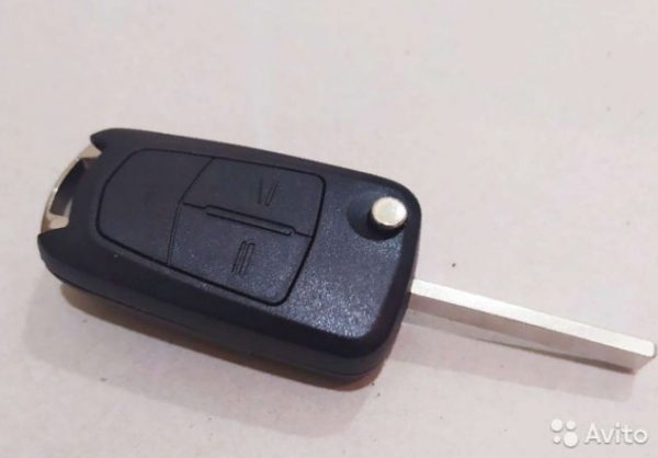 Корпус ключа Opel Chevrolet выкидной 2 кнопки
